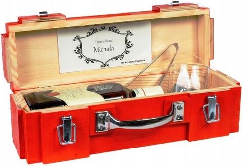 PREZENT DLA LEKARZA pielęgniarki Masywna Mocna drewniana skrzynka akcesoria na Arena.pl