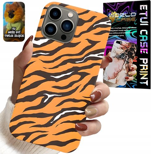 ETUI DO IPHONE 13 PRO - PLECKI W TYGRYSIE PASKI POKROWIEC +SZKŁO na Arena.pl