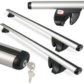 Uniwersalny bagażnik bazowy na relingi standardowe i zintegrowane AMOS ALFA Belki Aluminiowe 130cm