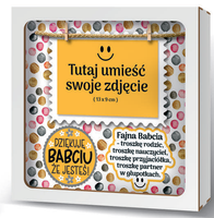 ramka 20x20cm puzzle 3D Dziękuję Babciu że jesteś!