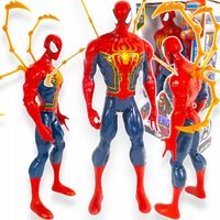 DUŻA FIGURKA INTERAKTYWNA SPIDERMAN RUCHOMA ŚWIECI DŹWIĘK SKRZYDŁA XXL 30CM