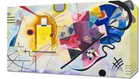 Obraz 50x30cm Yellow-Red-Blue, Wassily Kandinsky Vintage Salon