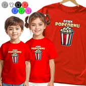 KOSZULKA DZIECIĘCA - POPKORN NA DZIEŃ POPKORNU DNI SZKOLNE - 134 M