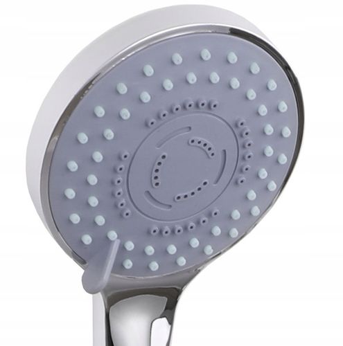 Bateria wannowa ścienna z prysznicem i wężem chrom srebrna kran YOKA na Arena.pl