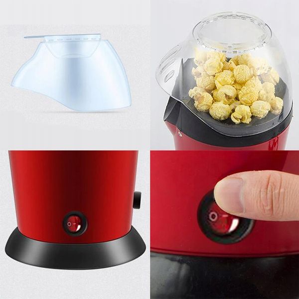 Urządzenie do popcornu RETOO E593 czerwony 900 W zdjęcie 11