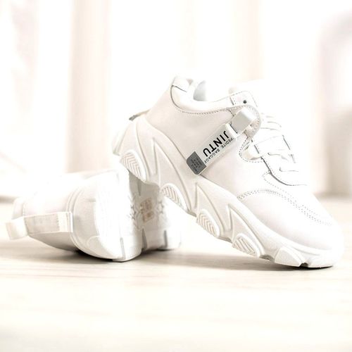 Sznurowane Białe Sneakersy r.38 na Arena.pl