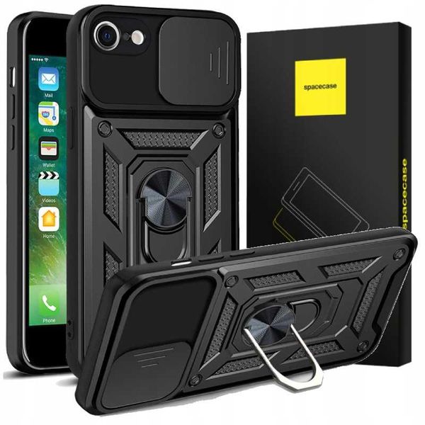 Spacecase Camring iPhone 7/8/SE black zdjęcie 1