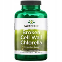 SWANSON CHLORELLA 500mg 360 tabletek OCZYSZCZANIE TOKSYNY DETOX algi