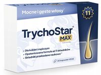 TrychoStar Max 30 kapsułek włosy paznokcie skóra