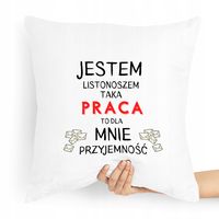 Poduszka Prezent Dla Listonosza Jestem Listonoszem Z Nadrukiem Ze Zdjęciem