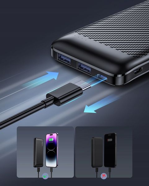 INNOSTYLE POWERSMART+ POWERBANK 10000MAH 3X USB USB-C 20W Z KABLEM USB-C zdjęcie 15