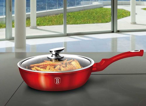 patelnia granitowa 24cm berlinger haus red metallic line bh-1259 na Arena.pl