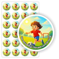 NAKLEJKI DZIEŃ CHŁOPAKA szkoły przedszkola prezent upominek 24szt. 5cm