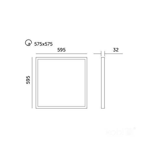 panel led capri g2 25-36-40w 60x60 3cct ip44 ugr<19 kobi na Arena.pl