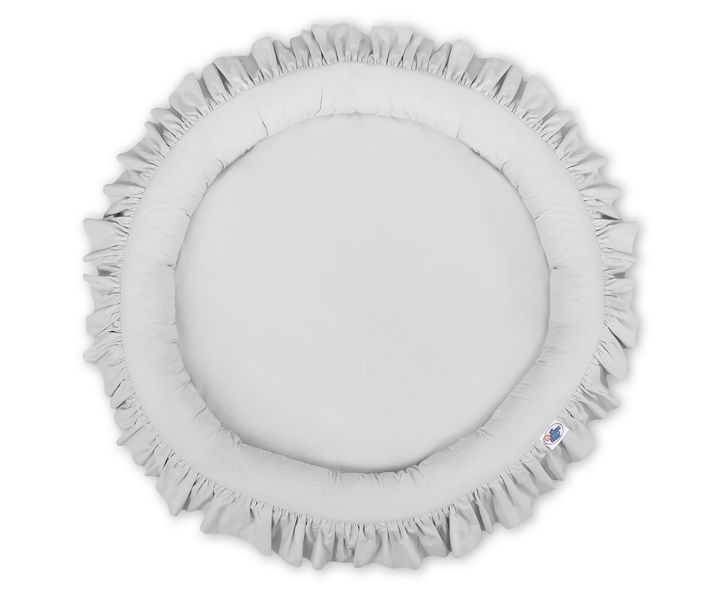 Gniazdko z falbanką - szare zdjęcie 1