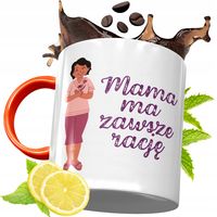 Kubek Pomarańczowy Dla Mamy Mamusi Dzień Mamy Z Nadrukiem Ze Zdjęciem