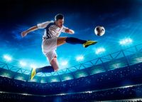 FOTOTAPETA PIŁKARSKA PIŁKARZ BOISKO STADION