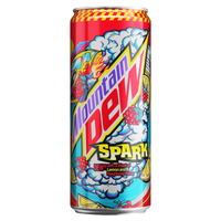 Mountain Dew Napój gazowany o smaku cytrynowo-malinowym 330 ml