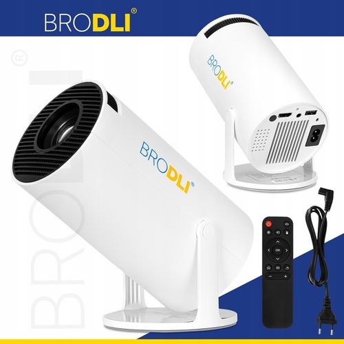 PROJEKTOR LED PRZENOŚNY RZUTNIK MULTIMEDIALNY ANDROID TV WI-FI na Arena.pl