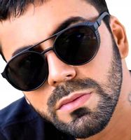 Okulary Męskie Przeciwsłoneczne Pilotki Okrągłe