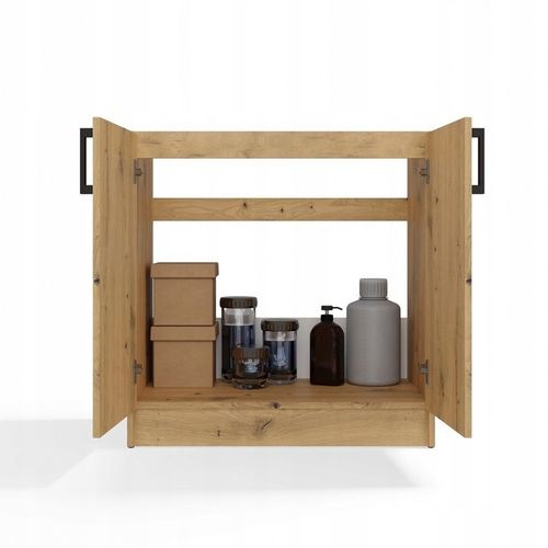 SZAFKA KUCHENNA DOLNA POD ZLEWOZMYWAK KATIA 80 CM DĄB ARTISAN na Arena.pl