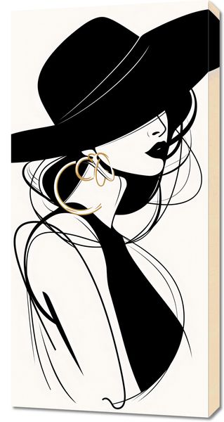 Obraz 50x100cm Uwikłana Elegancja zdjęcie 1