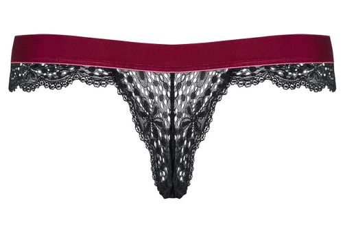 Delikatne, Lekko Prześwitujące Stringi - Obsessive Rossita L/XL na Arena.pl