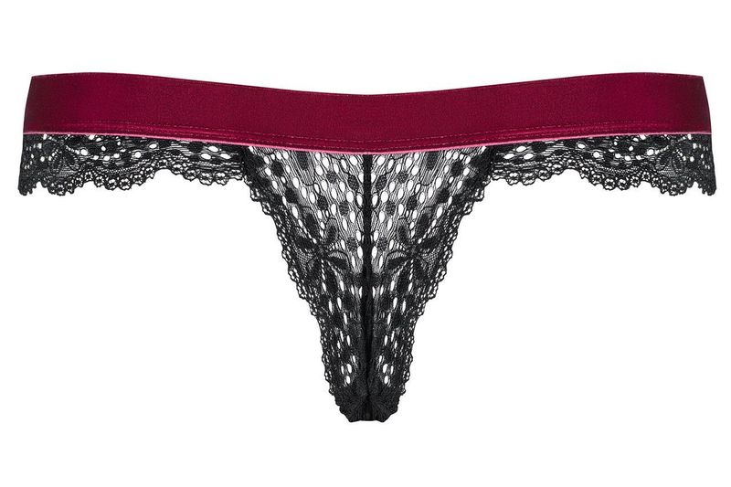 Delikatne, Lekko Prześwitujące Stringi - Obsessive Rossita L/XL zdjęcie 6