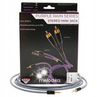 KABEL MINI JACK - JACK 3.5 mm STEREO PRZEWÓD MELODIKA MDMJ15G 1.5m