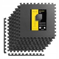 OCHRONNA MATA PODŁOGOWA GUMOWA PUZZLE NA SIŁOWNIĘ POD SPRZĘT 6 SZT 60x60