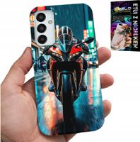 ETUI DO SAMSUNG GALAXY M23 - MOTOR, MOTOCYKLE JEDNOŚLAD WZORY + SZKŁO