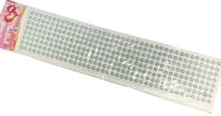 Pół perełki samoprzylepne 6 mm ( 320 szt ) SREBRNE