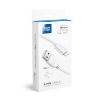 Kabel USB A do Lightning Blue Star Lite 3A 1,2 m biały