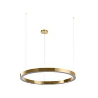 Lampa wisząca CIRCLE 100 LED mosiądz szczotkowany 100 cm