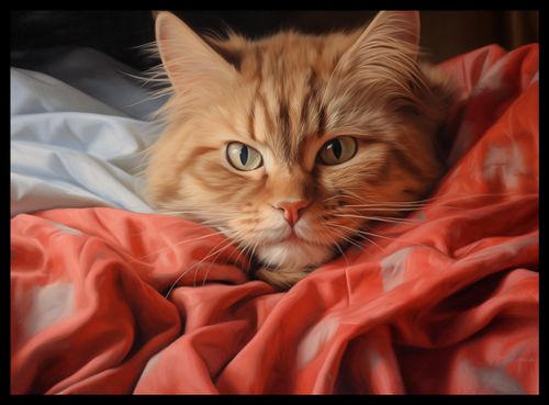 Plakat 55x40cm Mruczący Spokój na Arena.pl