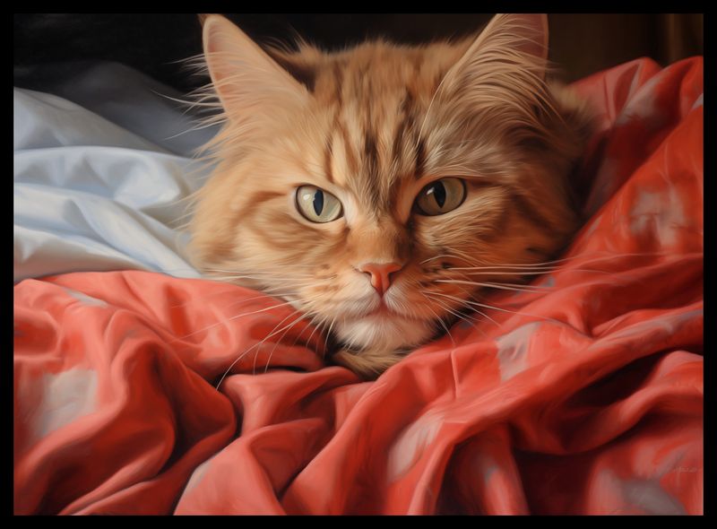 Plakat 55x40cm Mruczący Spokój zdjęcie 2