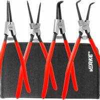 SZCZYPCE DO ŚCIĄGANIA PIERŚCIENI SEGERA MONTAŻU ZESTAW SZCZYPIEC DUŻE 4 SZT