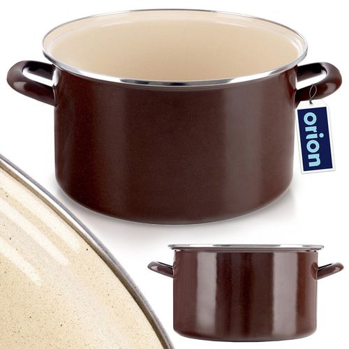 Garnek emaliowany BROWN 30 cm, 10 l na Arena.pl