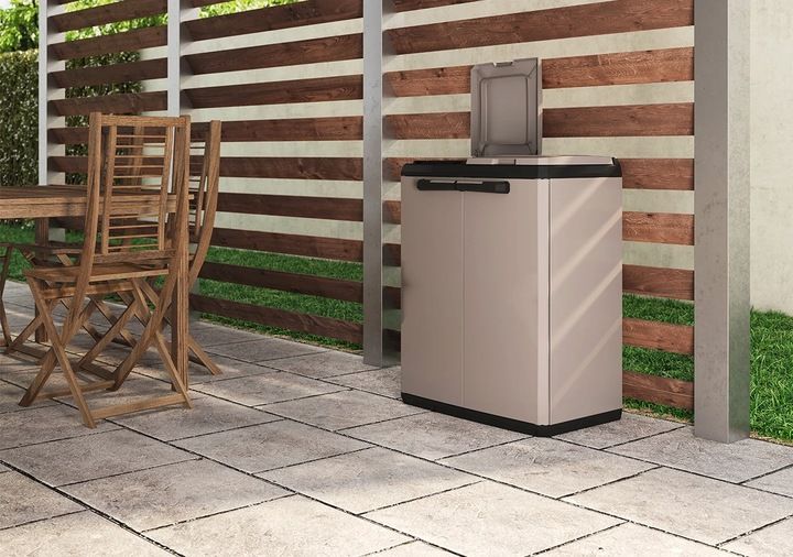 SZAFKA DO SEGREGACJI ODPADÓW SPLIT BASIC 110L 241065 KETER zdjęcie 4