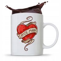 Kubek Prezent Urodzinowy Dla Mamy Matki Love Mom Z Nadrukiem Ze Zdjęciem