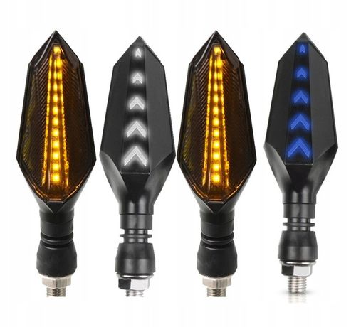 4X KIERUNKOWSKAZY MOTOCYKLOWE SKUTERA QUAD MOTOR DYNAMICZNE LED HOMOLOGACJA na Arena.pl