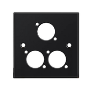 Panel montażowy potrójny Teriux TWP-3-BK