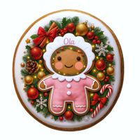 CIASTKO LUKROWANE MAMIK FAMILY OLA KOŁO ROZ.L RĘCZNIE ROBIONE