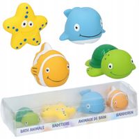 Zabawki gumowe do kąpieli wanny wody zwierzęta dzieci bez dziurki EDDY TOYS