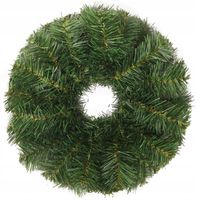 Wianek świerkowy zielony 30 cm