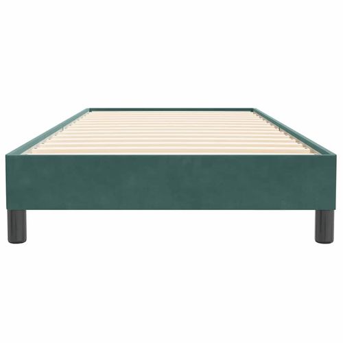 Łóżko typu Box Spring bez materaca Ciemnozielone 90x220 cm na Arena.pl