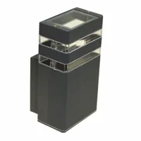 Lampa KINKIET ZEWNĘTRZNY ogród GU10 LED antracyt