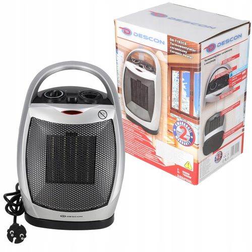 TERMOWENTYLATOR FARELKA GRZEJNIK ELEKTRYCZNY CERAMICZNY Z TERMOSTATEM na Arena.pl