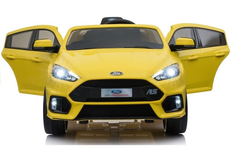 Auto na akumulator Ford Focus RS Żółte zdjęcie 10