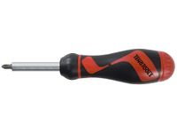 WKRĘTAK ŚRUBOKRĘT ZAPADKOWY BITY PŁASKIE KRZYŻAKOWE 1/4 TENG TOOLS